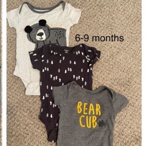 Gerber bundle of 3 onesies- all 6-9 months.